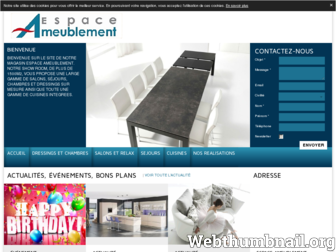 espaceameublement.fr website preview