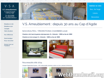vacances-services-ameublement.com website preview