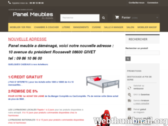 panelmeuble.com website preview