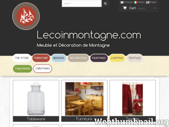 lecoinmontagne.com website preview