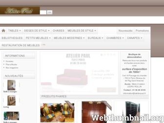 atelierpaul.fr website preview