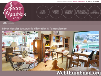 decor-meubles.com website preview