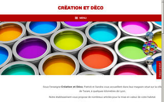 creationetdeco.fr website preview
