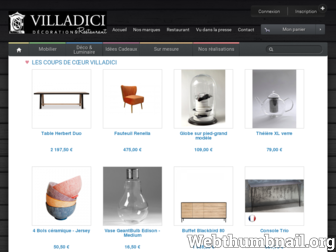 villadici.fr website preview