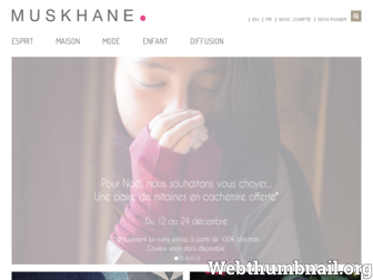 muskhane.com website preview