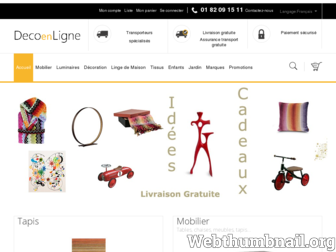 decoenligne.fr website preview