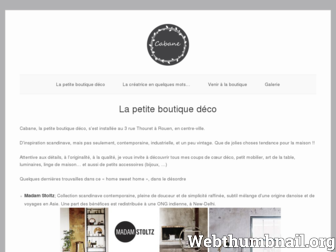 cabane-deco.fr website preview