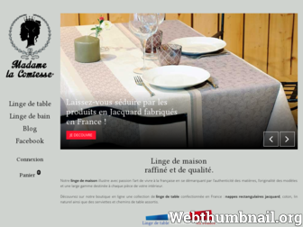 madamelacomtesse.com website preview
