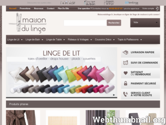 maisondulinge.fr website preview