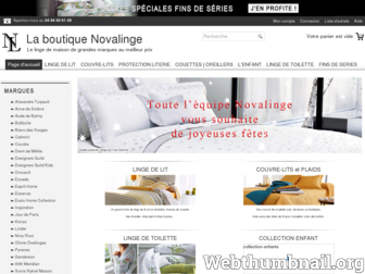 boutique.nova-lingedemaison.com website preview