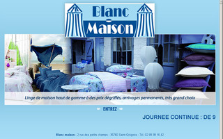 blanc-maison.com website preview