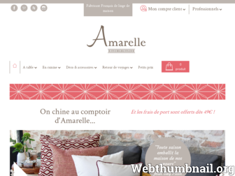 amarelle.com website preview