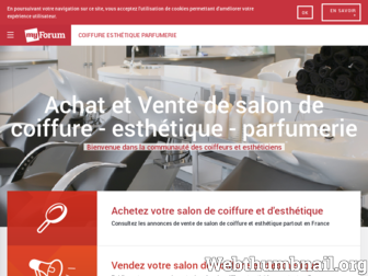 coiffure-esthetique-parfumerie.fr website preview