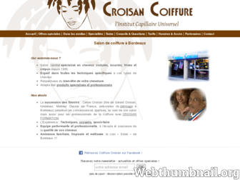 coiffurecroisan.com website preview