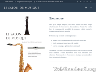 lesalondemusique.fr website preview