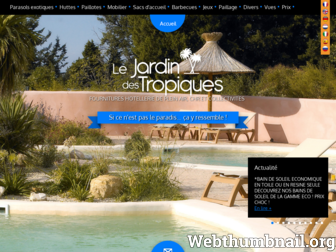 jardindestropiques.com website preview