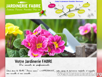 jardineriefabre.fr website preview