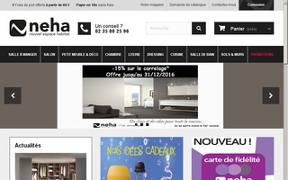 neha.fr website preview