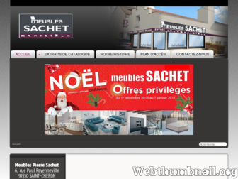 meubles-sachet.com website preview