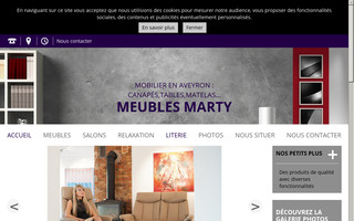 meubles-marty-baraqueville.fr website preview