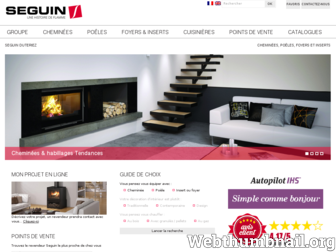 cheminees-seguin.com website preview