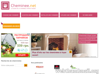 cheminee.net website preview