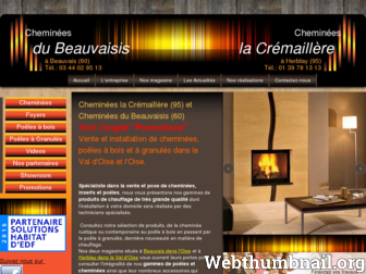 chemineesdubeauvaisis.com website preview