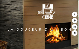 cote-cheminees.com website preview