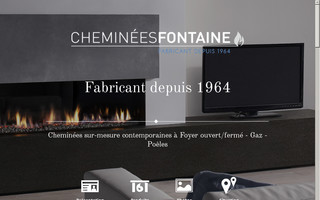 chemineesfontaine.com website preview