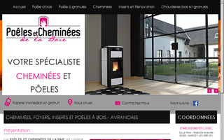 cheminees-baie.com website preview