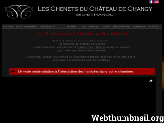 cheminee-de-changy.com website preview