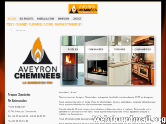 aveyron-cheminees.com website preview