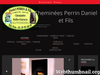 cheminees-perrin.com website preview