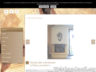 chemineeslebreton.com website preview