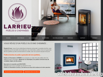 cheminees-larrieu.com website preview