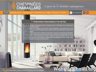 cheminees-chamaillard.com website preview