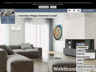cheminee-06.com website preview