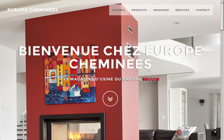 europe-cheminees.fr website preview