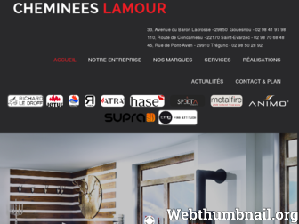 cheminees-lamour.fr website preview