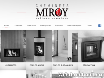 cheminees-miroy.com website preview