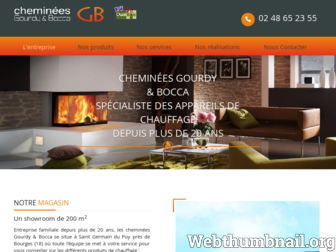 cheminees-gourdy-bocca.com website preview