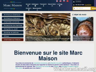 marcmaison.fr website preview