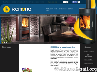 ramona.fr website preview