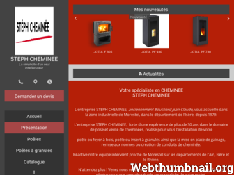 poele-bois-morestel.fr website preview