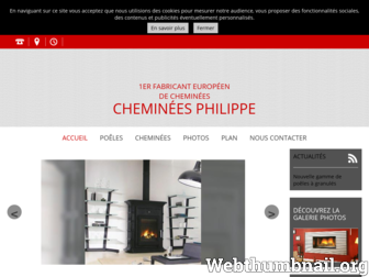 cheminees-philippe-81.fr website preview