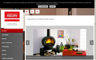 cheminee-poele-philippe.fr website preview