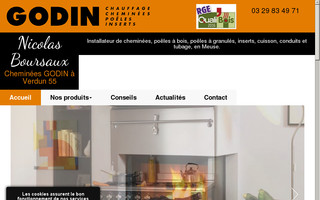 cheminees-godin-meuse.fr website preview
