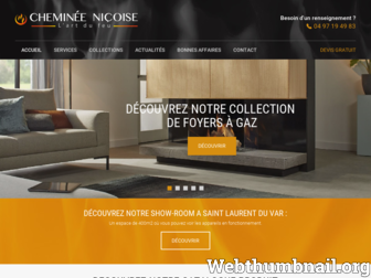 chemineenicoise.fr website preview