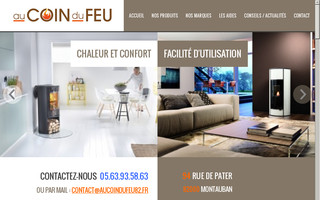 au-coin-du-feu-82.fr website preview