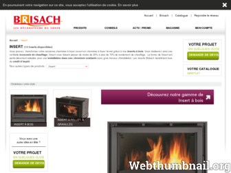 inserts.brisach.com website preview